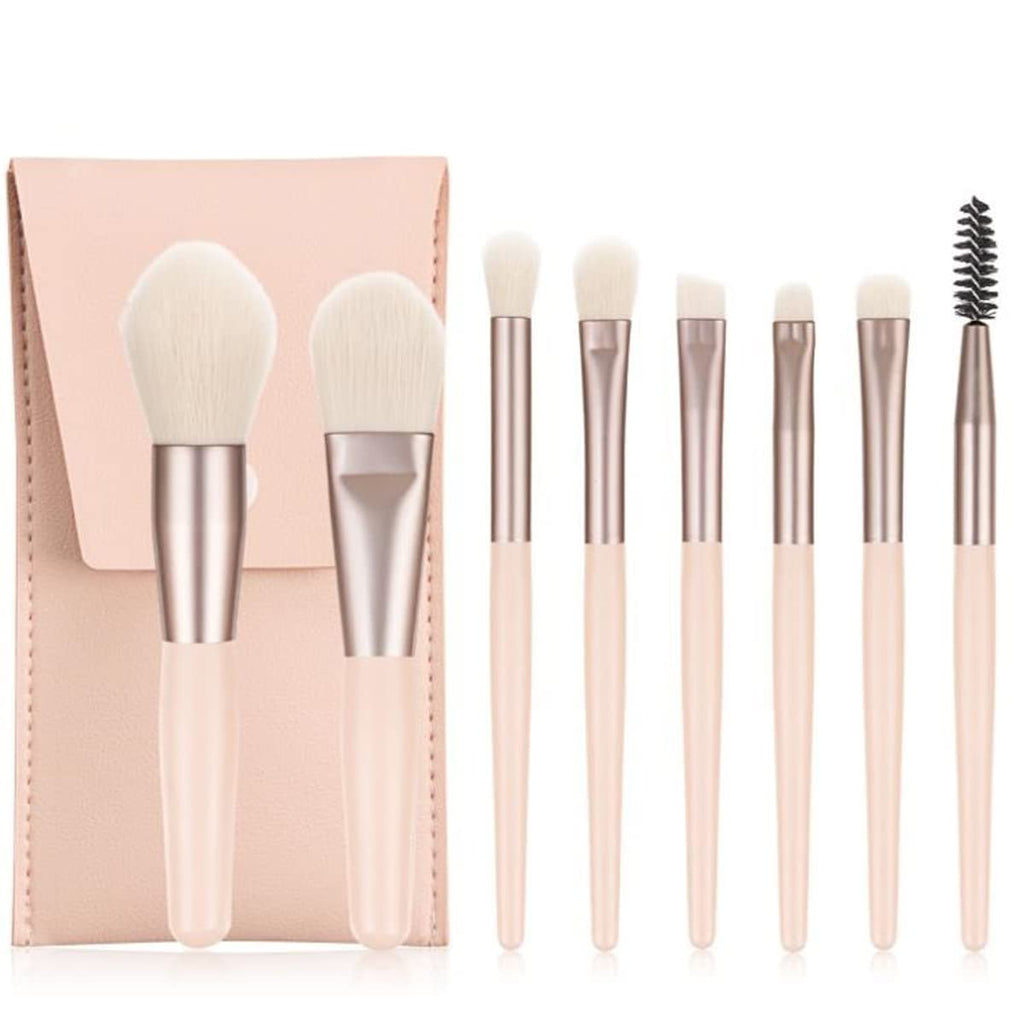 8 Pcs Travel Makeup Brushes Set