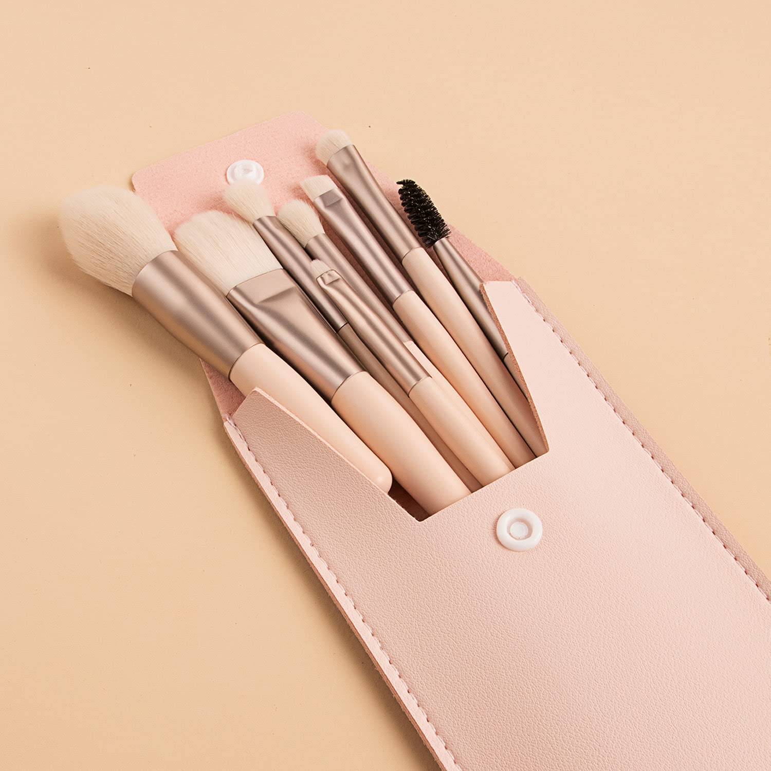 8 Pcs Travel Makeup Brushes Set