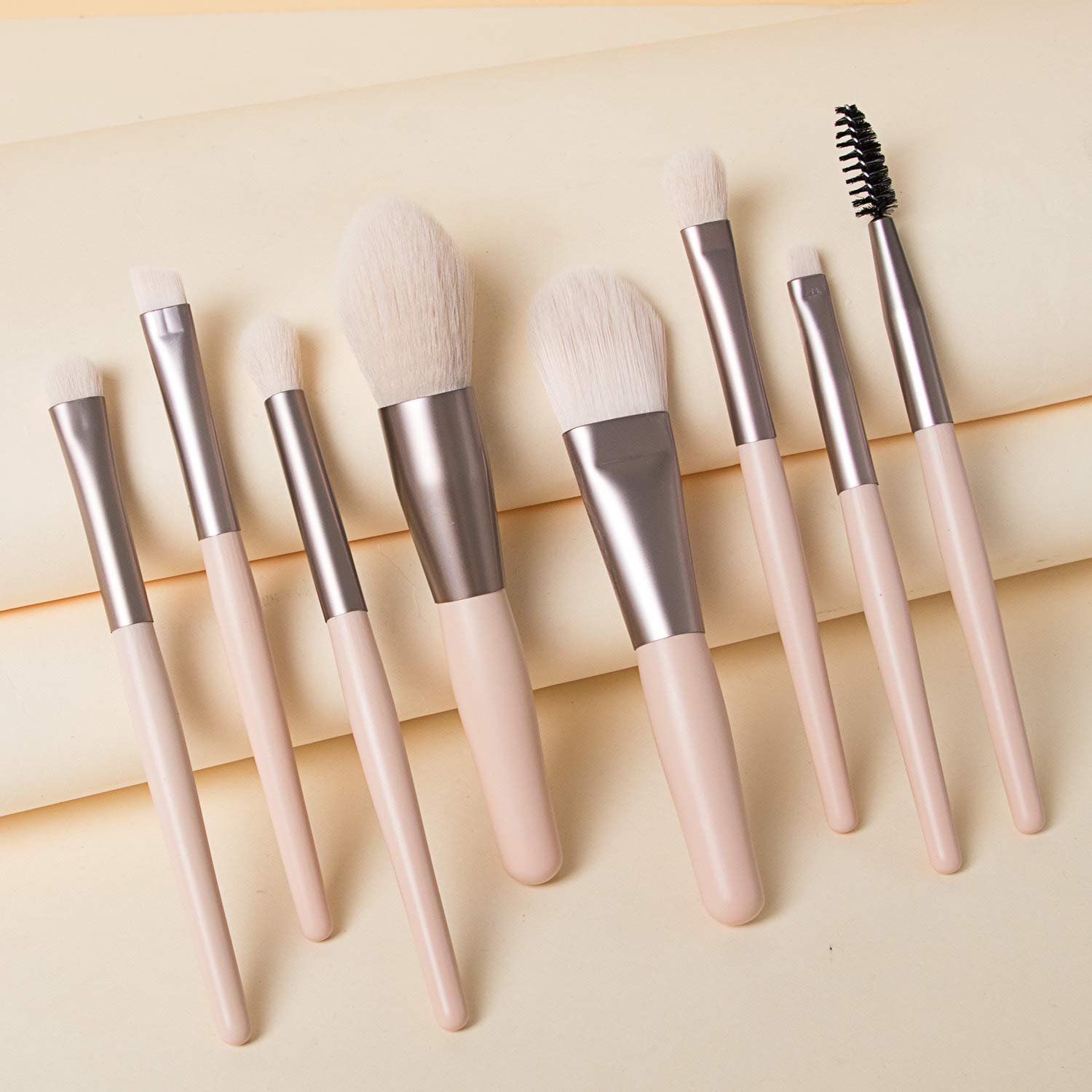 8 Pcs Travel Makeup Brushes Set