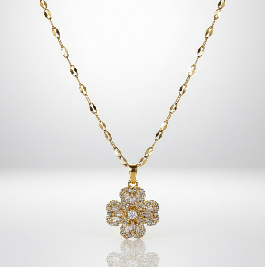 Four Leaf Clover Pendant Necklace