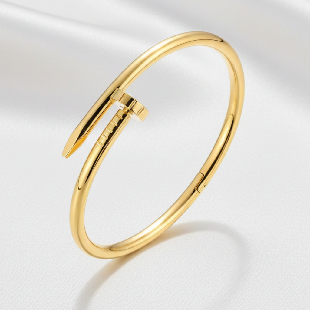 Stainless Steel Nail Design Bracelet